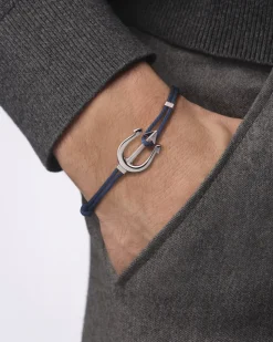 Bracelet, cord, stainless steel