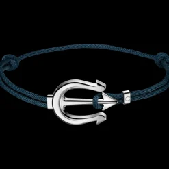 Bracelet, cord, stainless steel