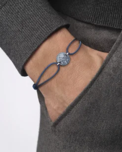 Bracelet, cord, stainless steel