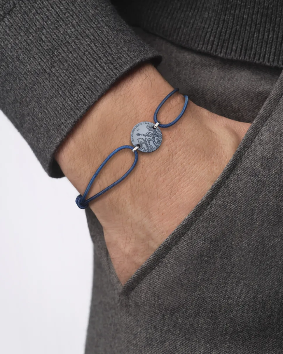 Bracelet, cord, stainless steel