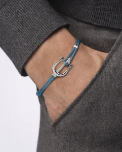 Bracelet, cord, stainless steel