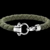 Bracelet, nylon, stainless steel
