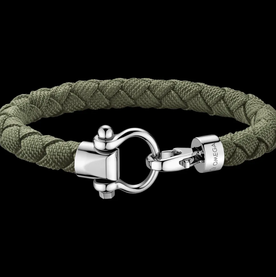 Bracelet, nylon, stainless steel