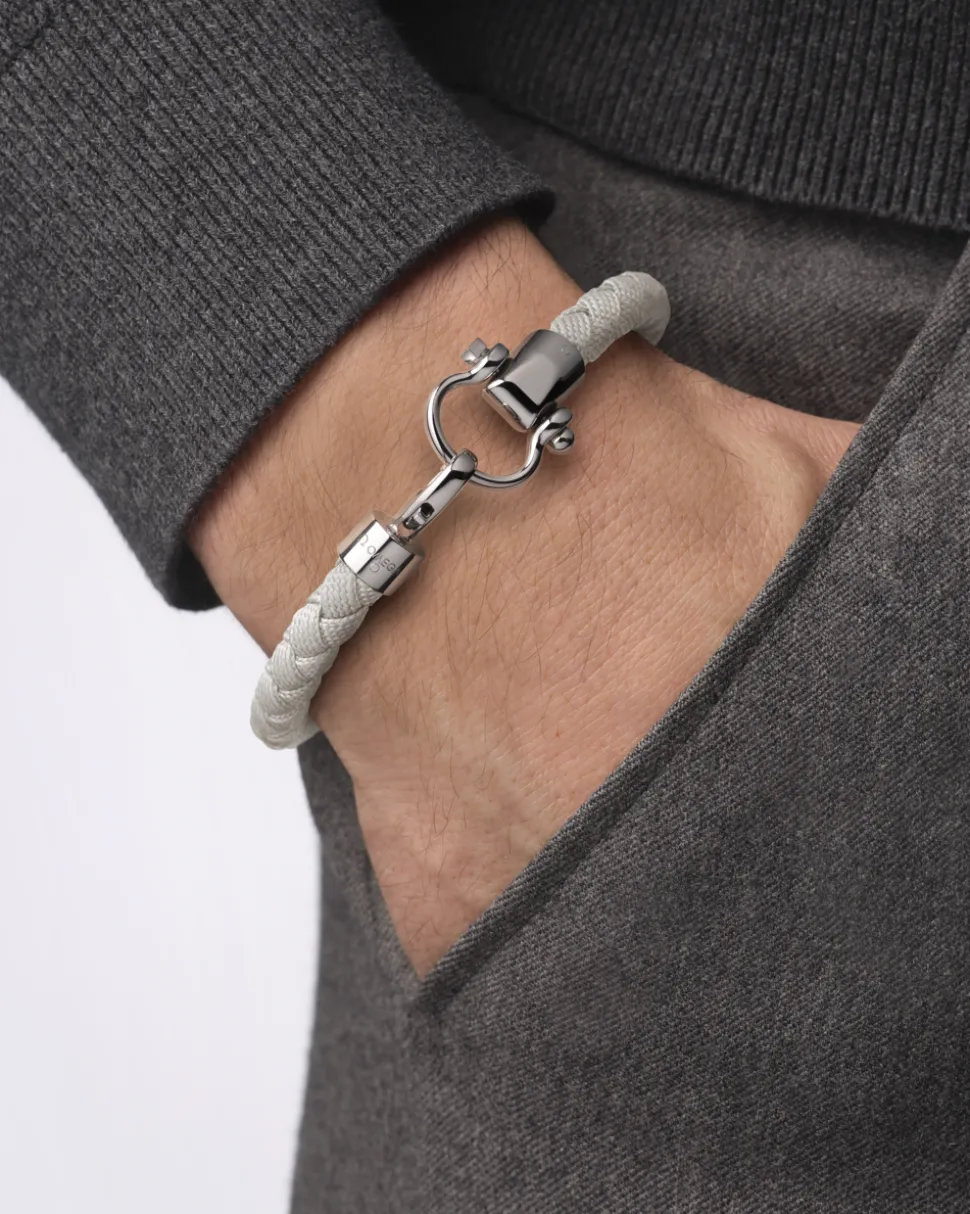 Bracelet, nylon, stainless steel