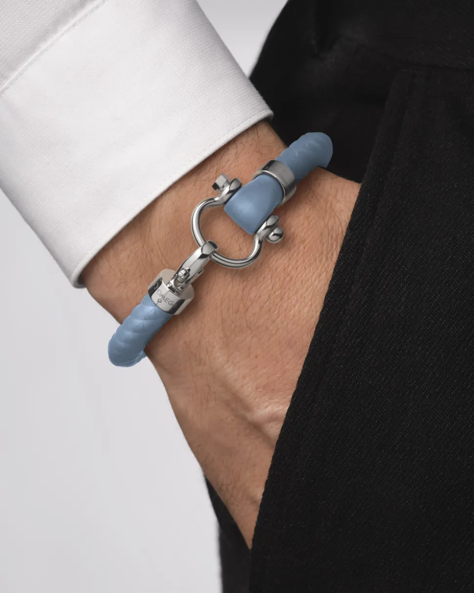 Bracelet, rubber, stainless steel