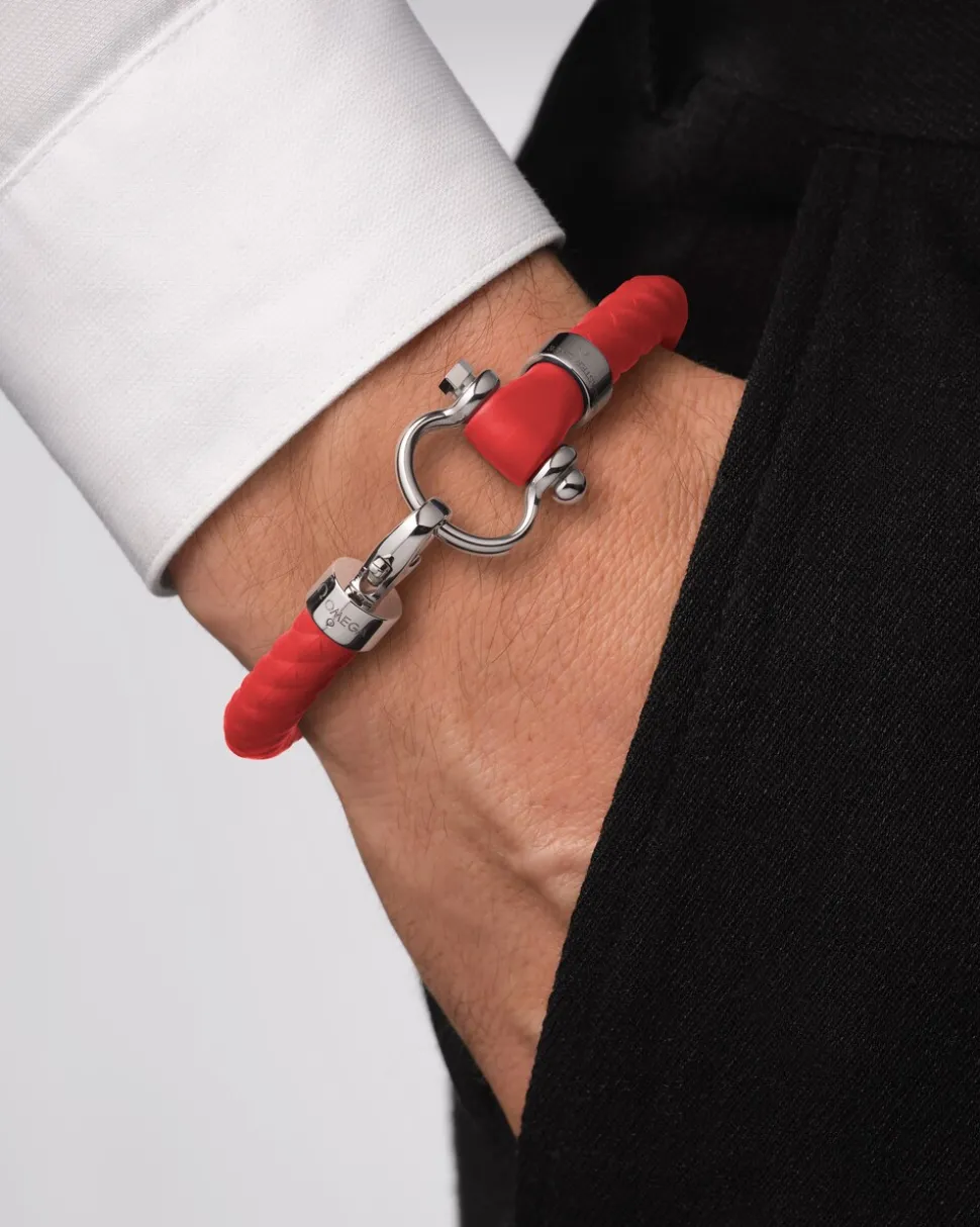 Bracelet, rubber, stainless steel