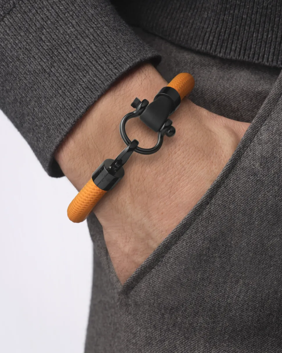 Bracelet, rubber, stainless steel