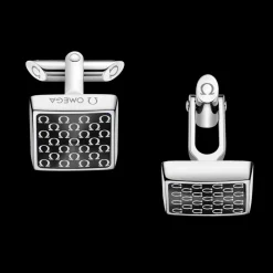 Cufflinks, resin, stainless steel