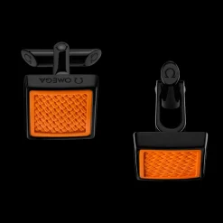 Cufflinks, rubber, stainless steel