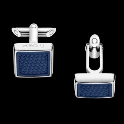 Cufflinks, rubber, stainless steel
