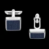 Cufflinks, rubber, stainless steel