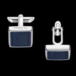 Cufflinks, rubber, stainless steel