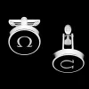Cufflinks, stainless steel