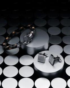 Cufflinks, stainless steel