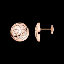Earring, 18k red gold, mother‑of‑pearl