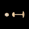 Earring, 18k yellow gold, diamonds