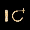 Earring, 18k yellow gold, diamonds