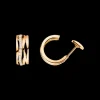 Earring, 18k yellow gold, diamonds
