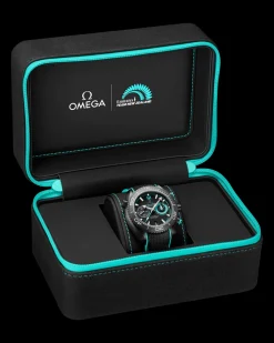 45.5 mm, black ceramic on rubber strap