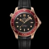 42 mm, Bronze gold on rubber strap