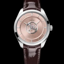 43 mm, Canopus Gold™ on leather strap