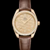 34 mm, Moonshine™ gold on alligator