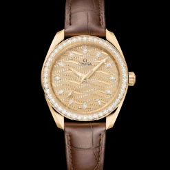 34 mm, Moonshine™ gold on alligator