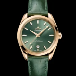 38 mm, Moonshine™ gold on leather