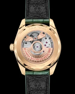 38 mm, Moonshine™ gold on leather