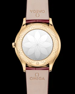 36 mm, Moonshine™ gold on leather strap