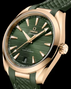 41 mm, Moonshine™ gold on rubber strap