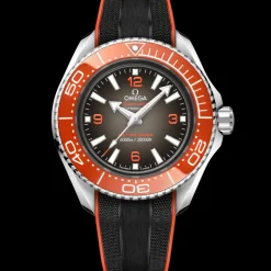 45.5 mm, O‑MEGASTEEL on rubber strap