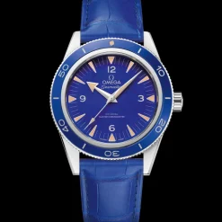 41 mm, platinum on leather strap