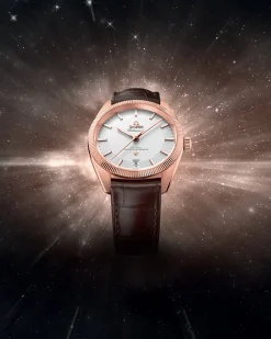 39 mm, Sedna™ gold on leather strap