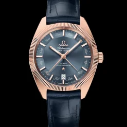 41 mm, Sedna™ gold on leather strap