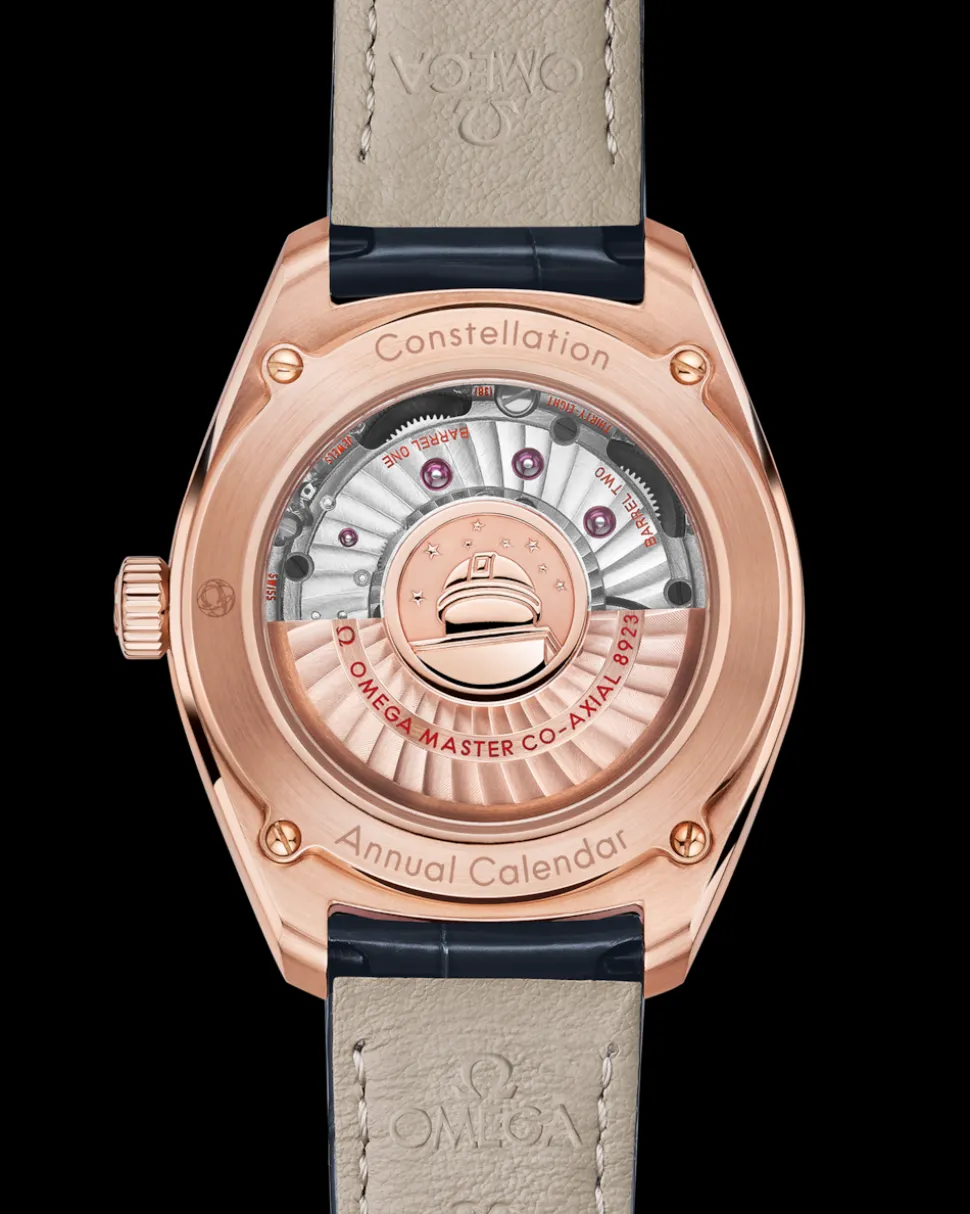 41 mm, Sedna™ gold on leather strap