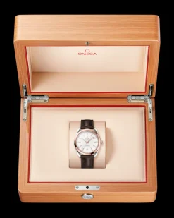 41 mm, Sedna™ gold on leather strap