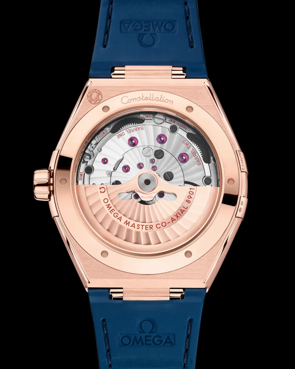 41 mm, Sedna™ gold on leather strap