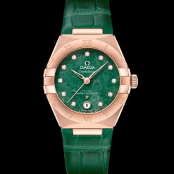 29 mm, Sedna™ gold on leather strap