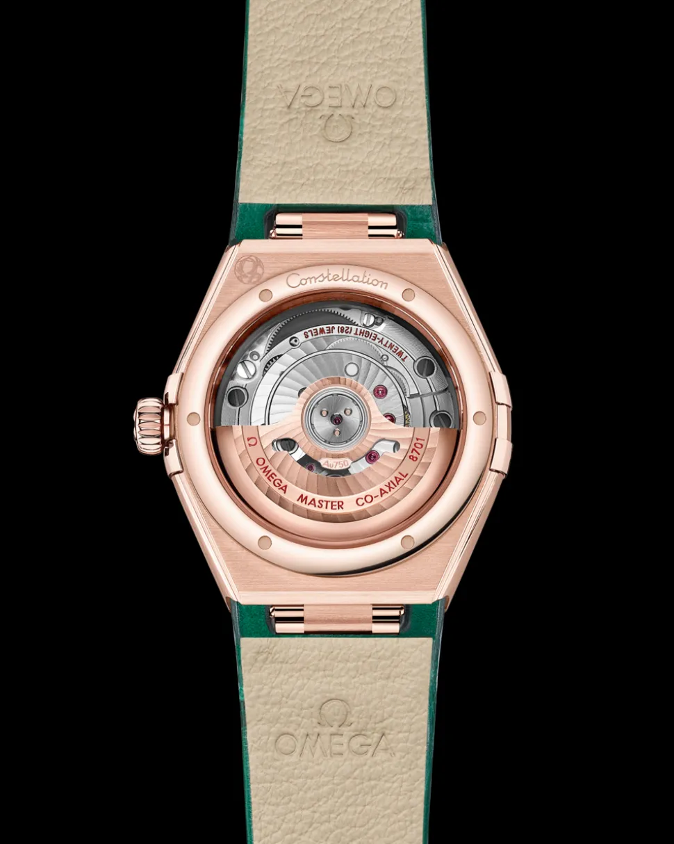 29 mm, Sedna™ gold on leather strap