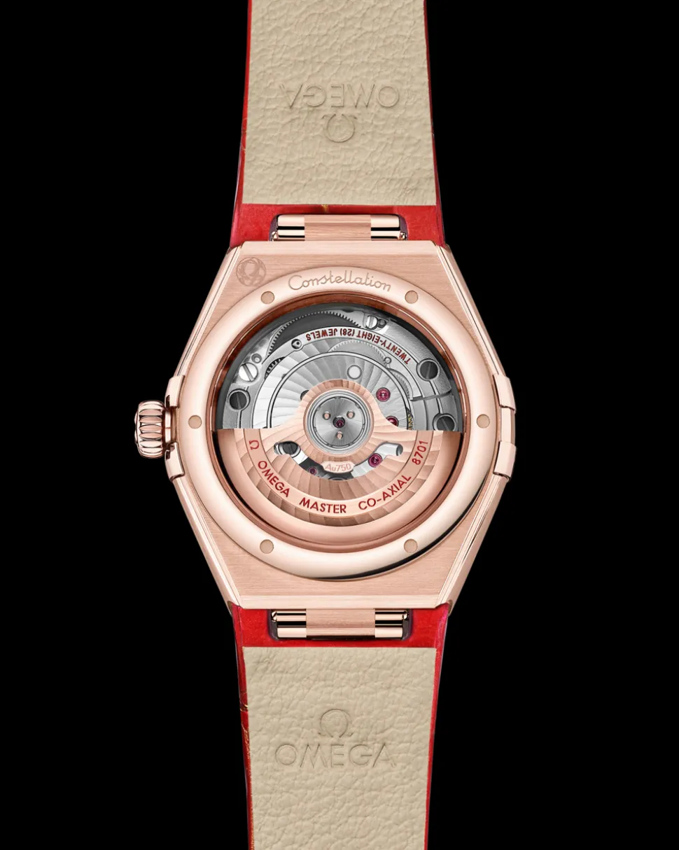 29 mm, Sedna™ gold on leather strap