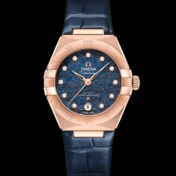 29 mm, Sedna™ gold on leather strap