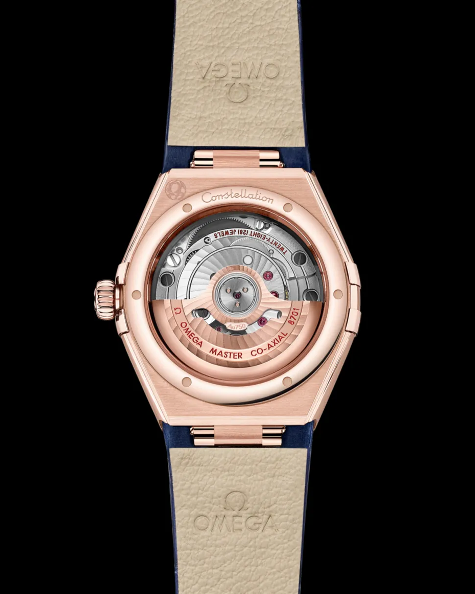 29 mm, Sedna™ gold on leather strap