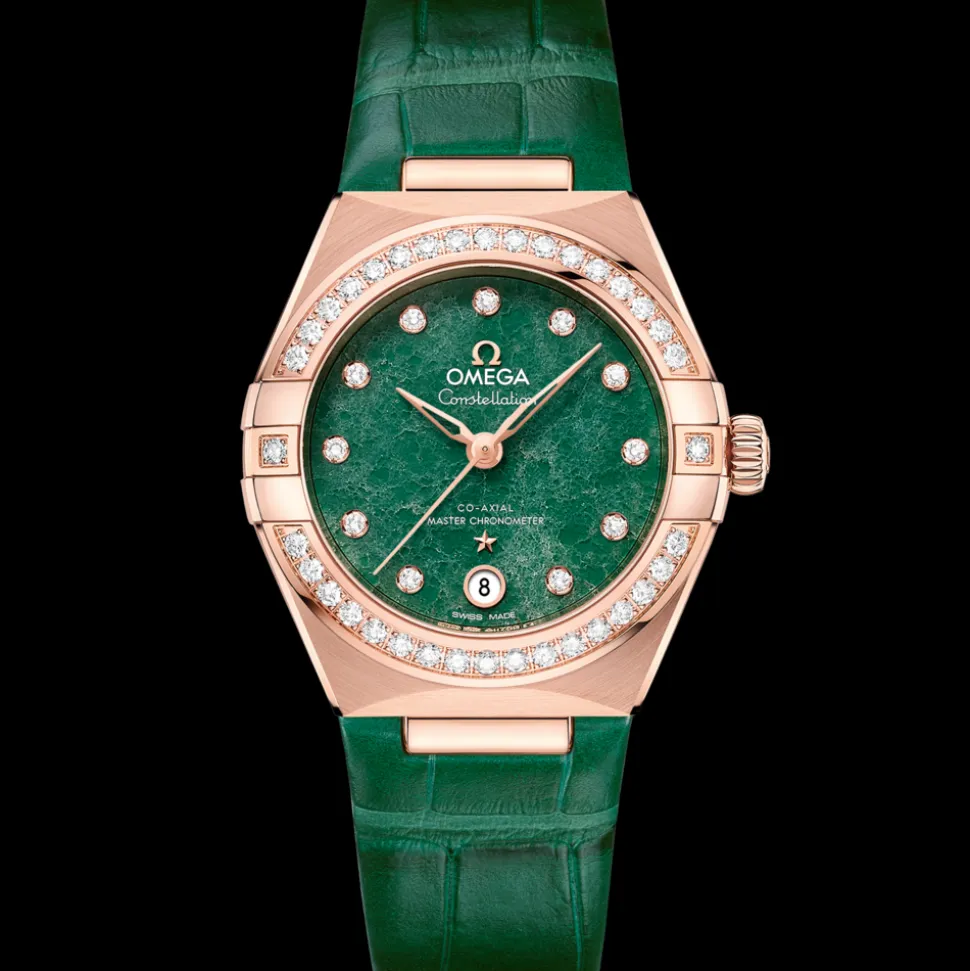 29 mm, Sedna™ gold on leather strap