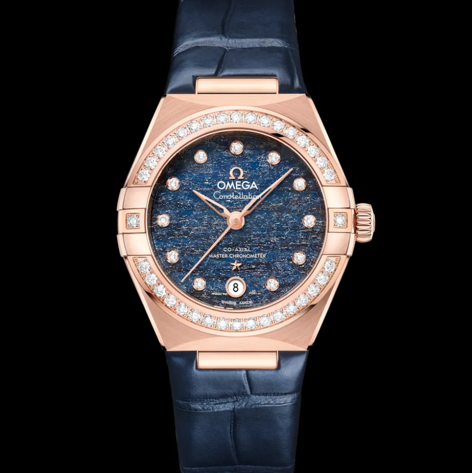29 mm, Sedna™ gold on leather strap