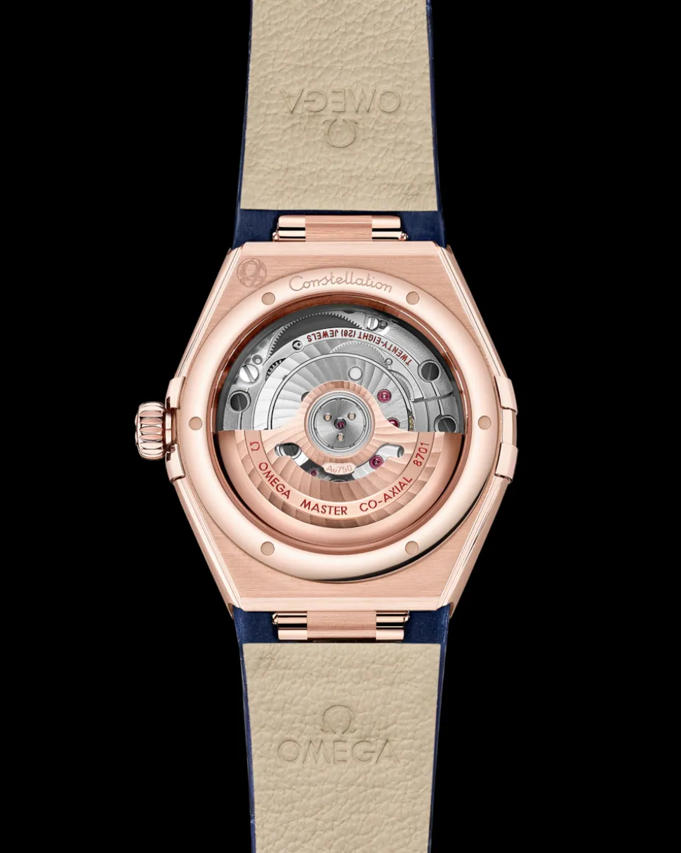 29 mm, Sedna™ gold on leather strap