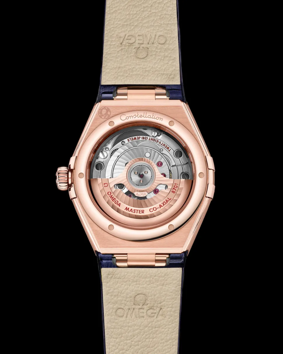 29 mm, Sedna™ gold on leather strap