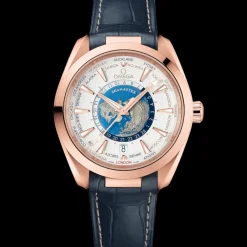 43 mm, Sedna™ gold on leather strap