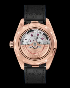 43 mm, Sedna™ gold on leather strap