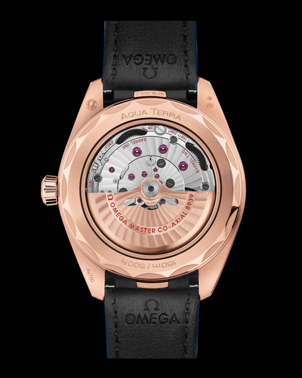 43 mm, Sedna™ gold on leather strap